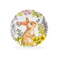 Grace Teaware Spring Garden Easter Bunny Pottery Salad / Dessert Plate