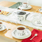 Winter Wonderland Ski Village Bone China Tea Set
