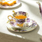 7.75" Pansy Bone China Dessert Plate