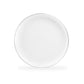 Silver Rim Blanc Bone China Dessert/Dinner Plate