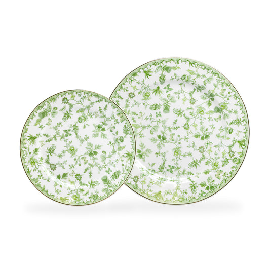 Greeny Garden Fine Porcelain Dessert/Dinner Plate