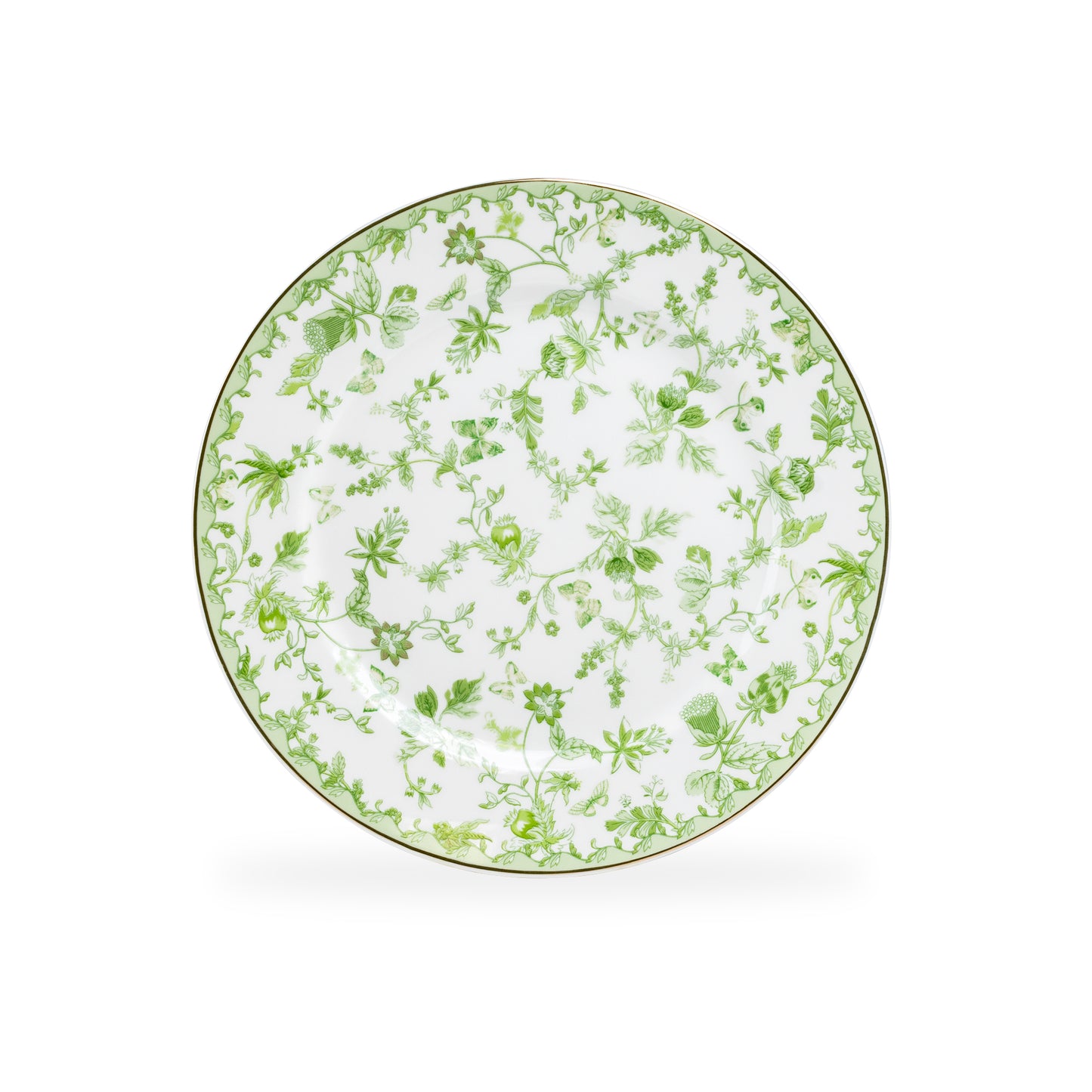 Greeny Garden Fine Porcelain Dessert/Dinner Plate