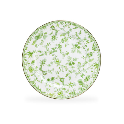 Greeny Garden Fine Porcelain Dessert/Dinner Plate