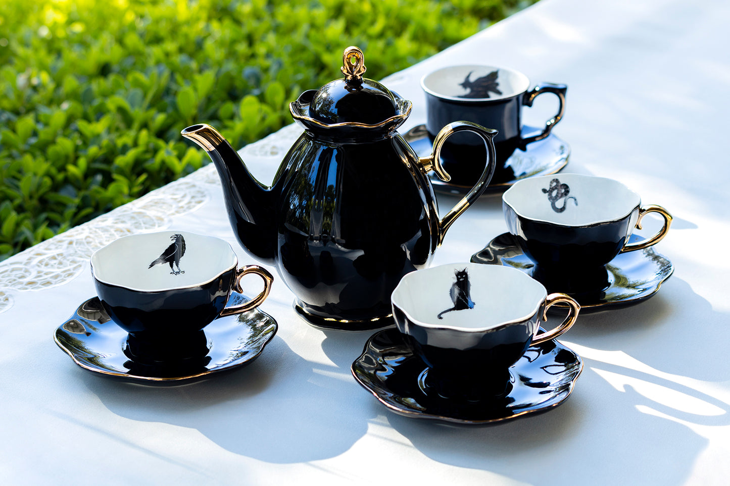 Grace Teaware Halloween Tea Set