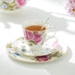 Grace's Rose Bone China Tea Cup and Saucer