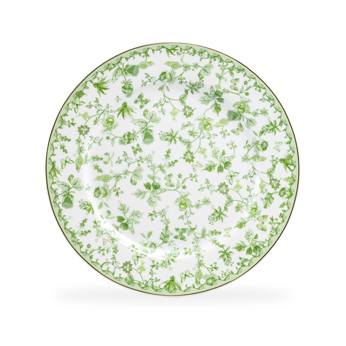 Greeny Garden Fine Porcelain Dessert/Dinner Plate