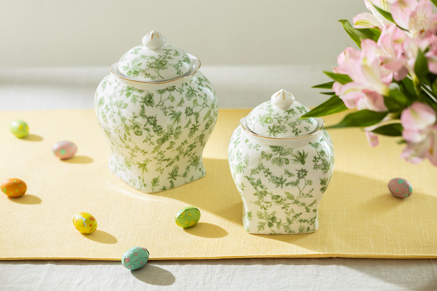 Greeny Garden Fine Porcelain Canisters