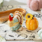 Gift Boxed Turkey and Pumpkin Salt and Pepper Shaker Set