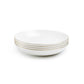 Gold Rim Blanc Bone China Dinner Bowl