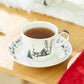Winter Wonderland Snowman Village Bone China Tea Cup and Saucer