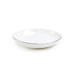 Silver Rim Blanc Bone China Dinner Bowl