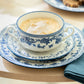 Blue Heritage Toile Fine Porcelain Soup Bowl with Saucer