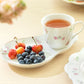 Petite Wildflowers Fine Porcelain Tea Snack Set