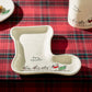 Potter's Studio Santa's Sleight Ride Stocking Serving Tray