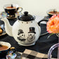 Halloween Victorian Skulls Teapot