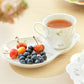Petite Wildflowers Fine Porcelain Tea Snack Set