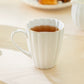 White Gold Shell Fine Porcelain Mug
