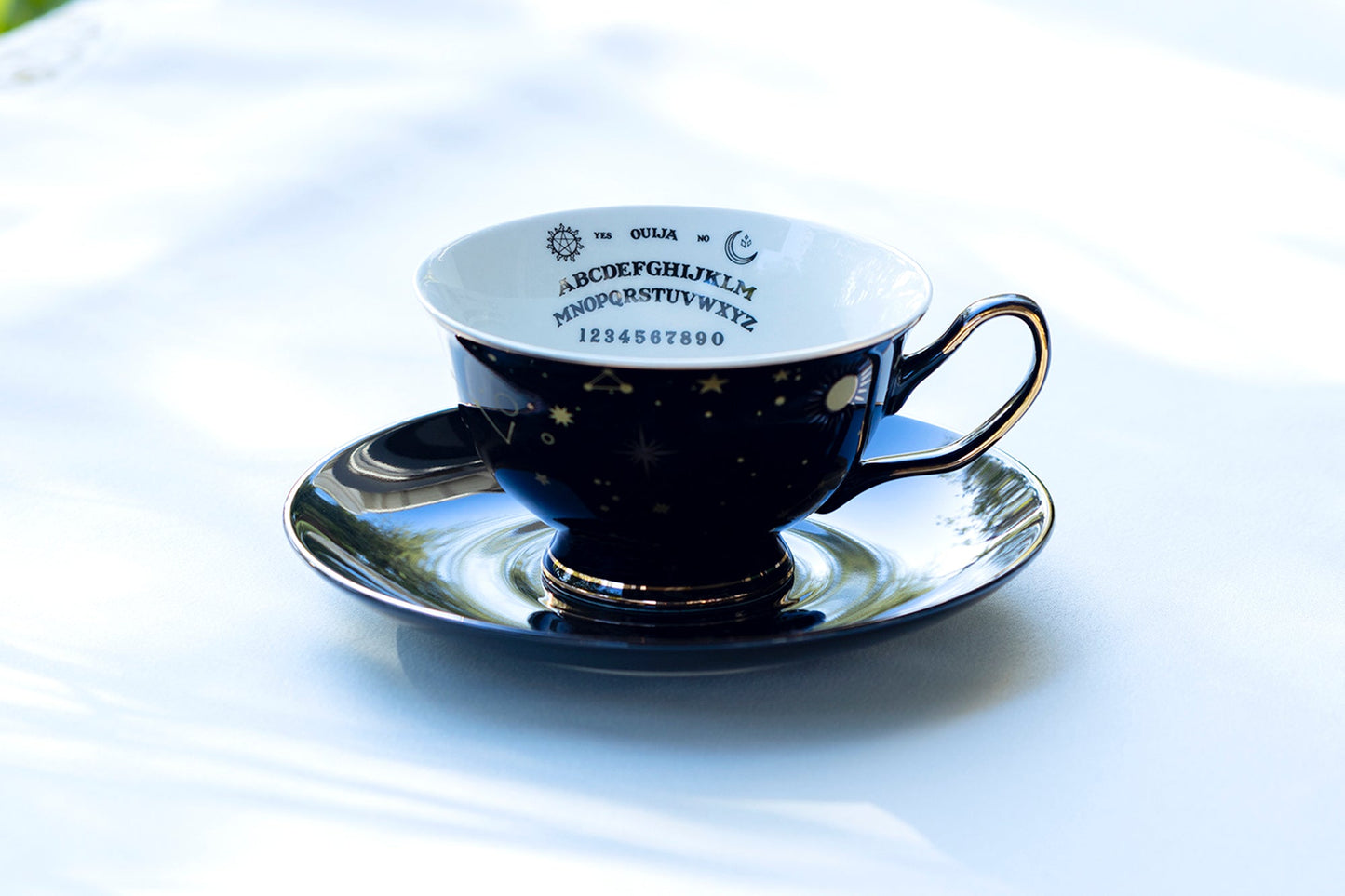 Grace Teaware ouija board tea cup