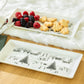 Winter Wonderland Ski Village Fine Porcelain Serving Tray