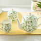 Greeny Garden Fine Porcelain 3-Piece Tea Set