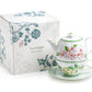 Apple Blossom Bone China Tea For One Set with Gift Box