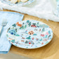 Christmas Village Fine Porcelain Dessert Plate
