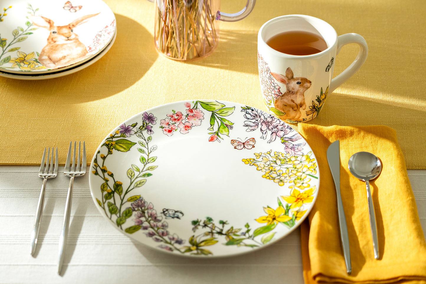 10.5" Spring Garden Dinner Plate