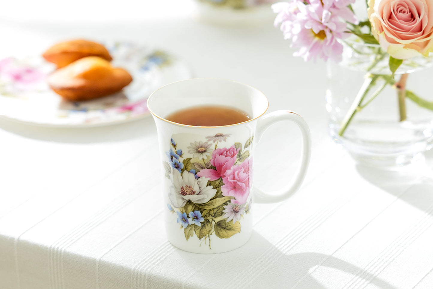 Grace's Rose Bone China Mug