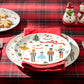 Grace Teaware Nutcracker Wonderland Fine Porcelain Dessert / Dinner Plate