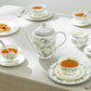 Lotus Garden Bone China Tea Set