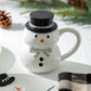 Potter's Studio Snowman Coffee Mug with Lid