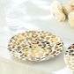 Gold Leopard Fine Porcelain Dessert/Dinner Plate