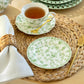Greeny Garden Fine Porcelain 6.15" Appetizer Plate