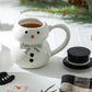 Snowman Coffee Mug with Lid