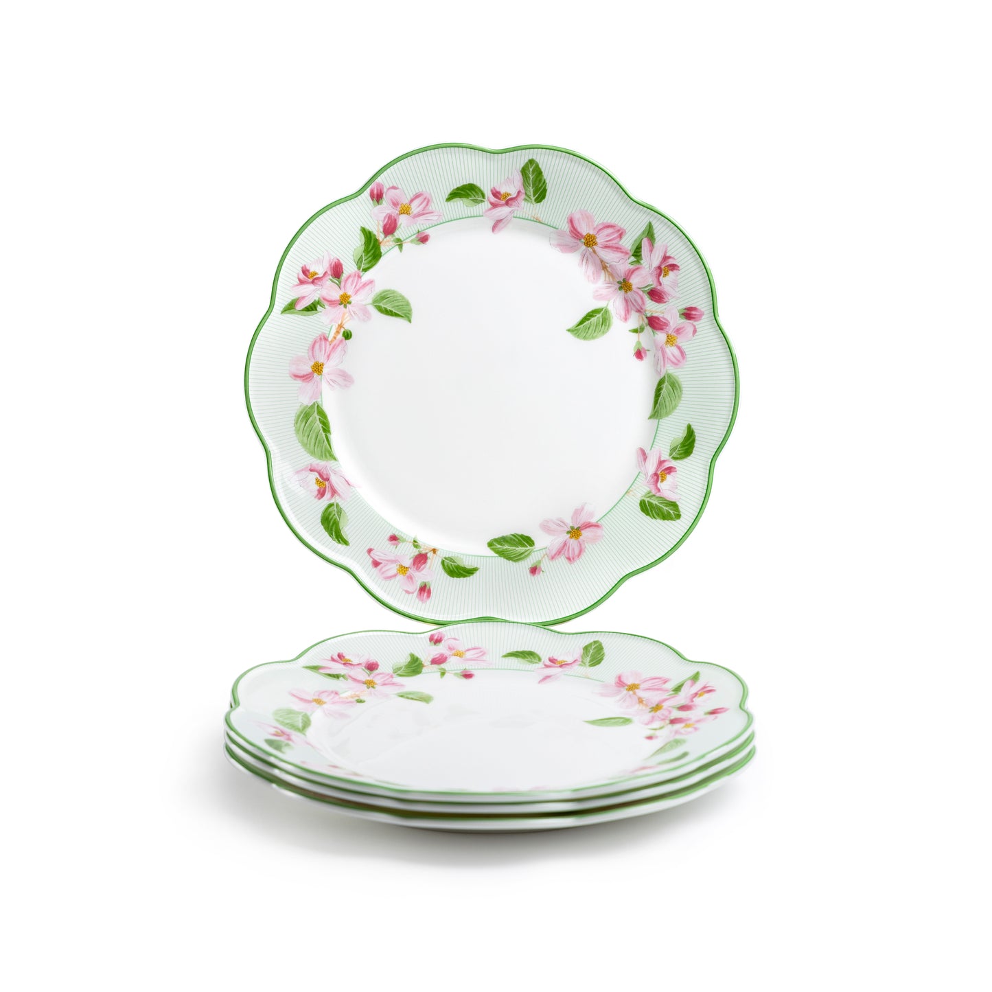 Apple Blossom Bone China Dessert Plate