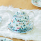 Christmas Village Fine Porcelain Tea For One Set