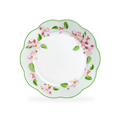 Apple Blossom Bone China Dessert Plate