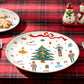 Grace Teaware Nutcracker Wonderland Fine Porcelain Dinner Plate