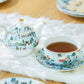 Christmas Village Fine Porcelain Tea For One Set