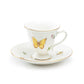 Grace Teaware Summer Garden Fine Porcelain Tea Cup and Saucer