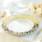 Gold Leopard Fine Porcelain Dessert/Dinner Plate