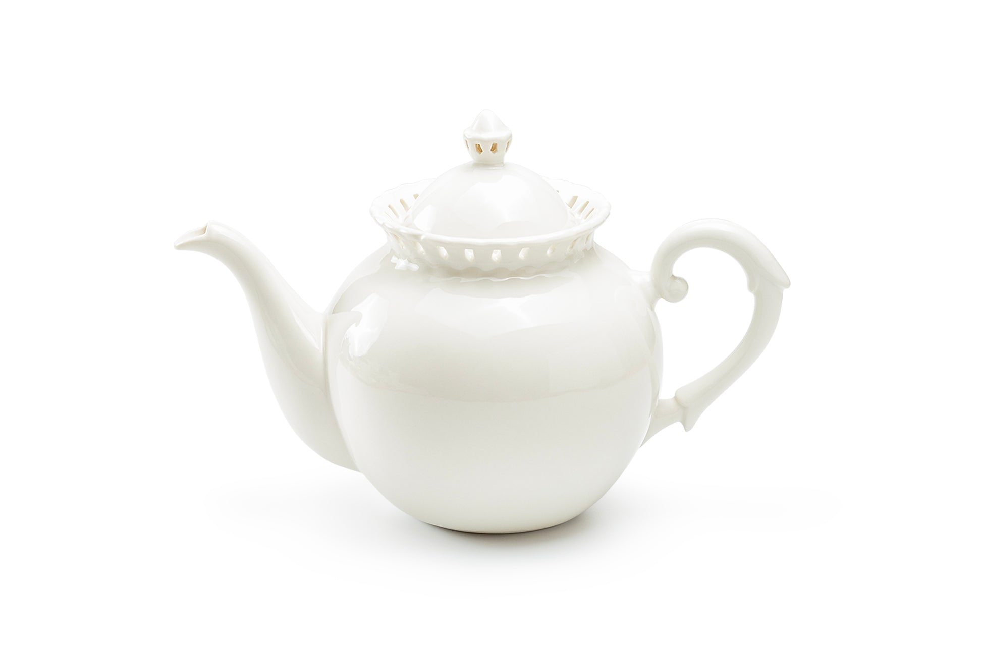 Grace Teaware White Heirloom Fine Porcelain Teapot