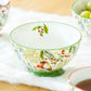 Winter House Finch Fine Porcelain Bowl