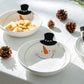 Potter's Studio Christmas Happy Snowman Pasta Bowl