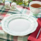 Festive Pup and Tree Fine Porcelain Dessert/Dinner Plate