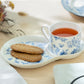 Blue Butterfly Garden Fine Porcelain Tea Snack Set
