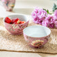 Peacock Lotus Garden Pink Fine Porcelain Bowl
