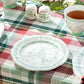 Festive Pup and Tree Fine Porcelain Dessert/Dinner Plate