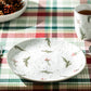Potter's Studio Holly Berries Organic Shape Dinner Plate