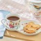 Spring Flowers with Hummingbird Fine Porcelain Tea Snack Set